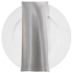 Bridal Satin Table Napkin in Off White 105
