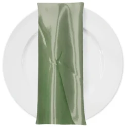 Bridal Satin Table Napkin in Sage 152