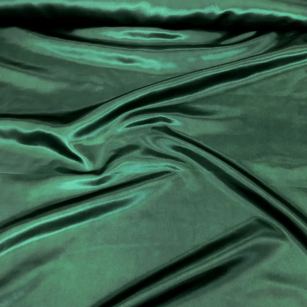 Bridal Satin Table Runner in Hunter Green 38