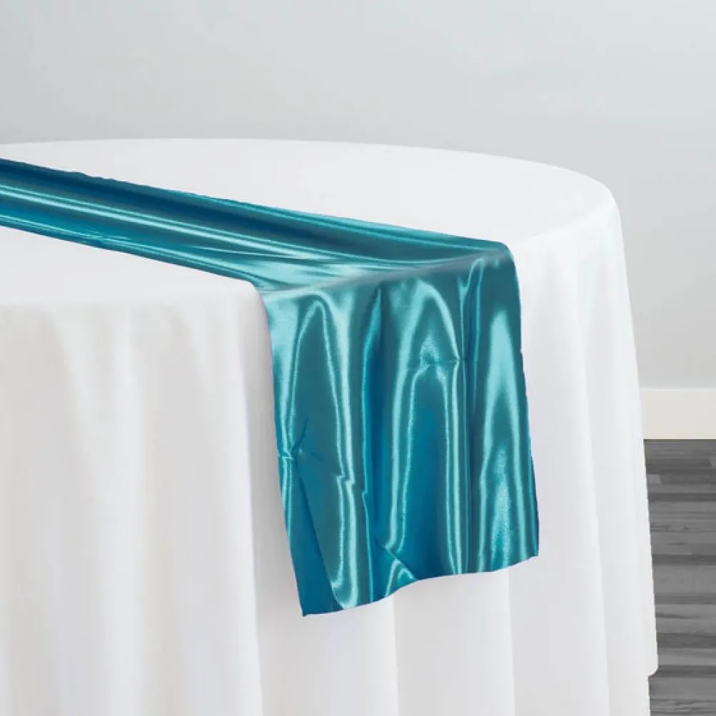 Bridal Satin Table Runner in Jade 395