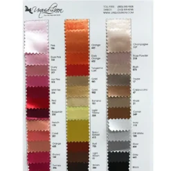 Bridal Satin Table Runner in Light Brown 051