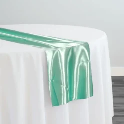 Bridal Satin Table Runner in Mint 765