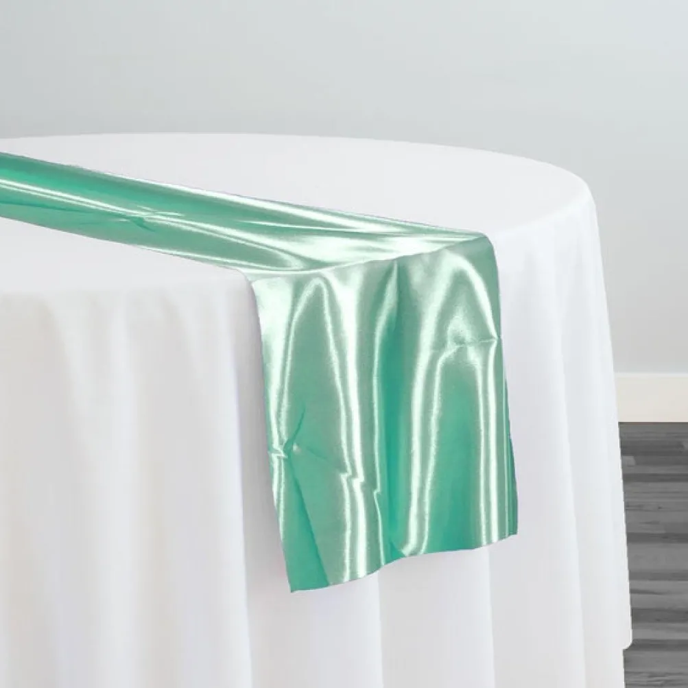 Bridal Satin Table Runner in Mint 765