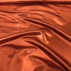 Bridal Satin Table Runner in Rust 375