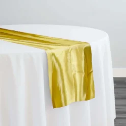Bridal Satin Table Runner in Spa Sorbet 615