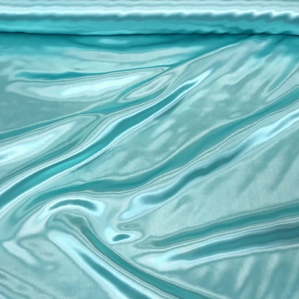 Bridal Satin Table Runner in Teal Green 645