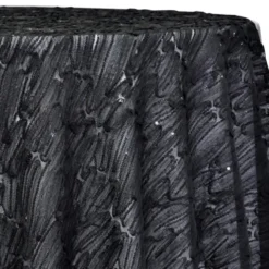 Brilliant Sheer Sequins Table Linen in Black