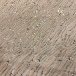 Brilliant Sheer Sequins Table Runner in Champagne