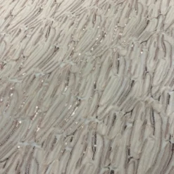 Brilliant Sheer Sequins Table Linen in Ivory