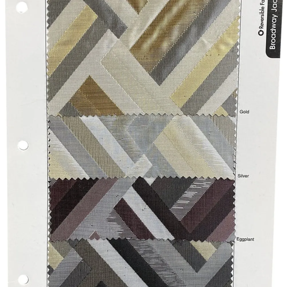 Broadway Jacquard (Reversible) Table Linen in Gold