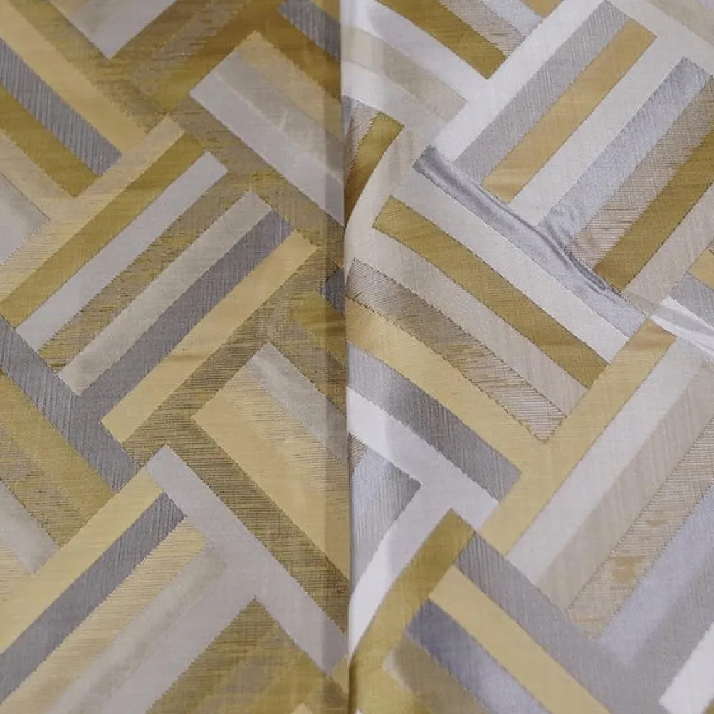 Broadway Jacquard (Reversible) Table Linen in Gold