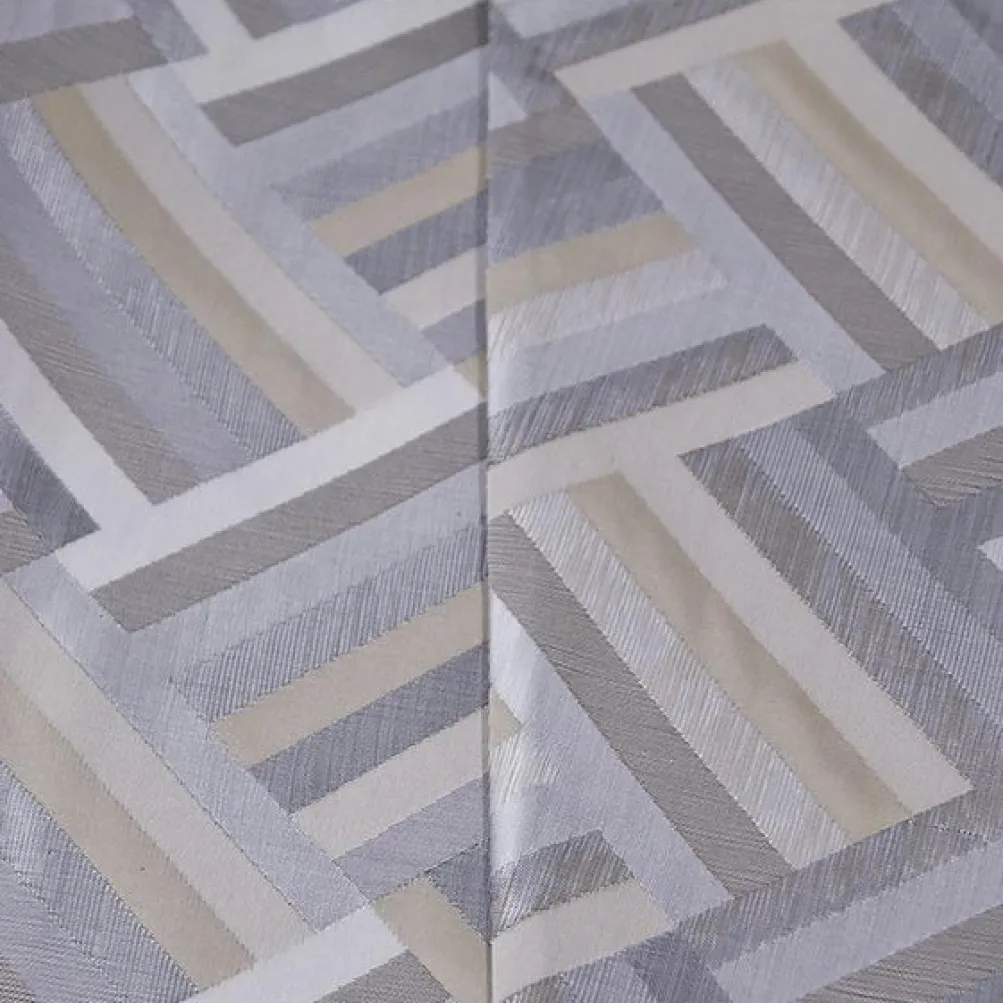 Broadway Jacquard (Reversible) Table Linen in Silver