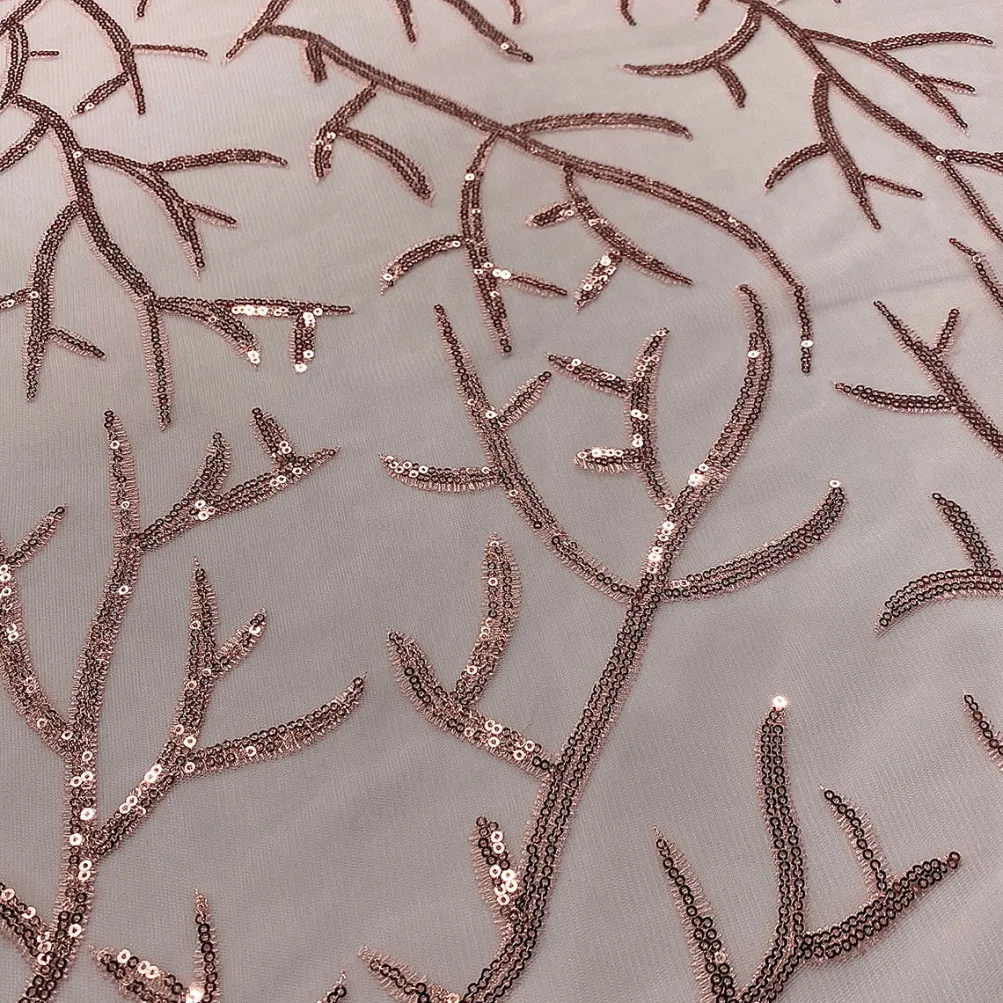 Brooks Sequins Table Linen in Blush