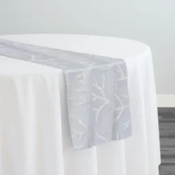 Brooks Sequins Table Runner in White