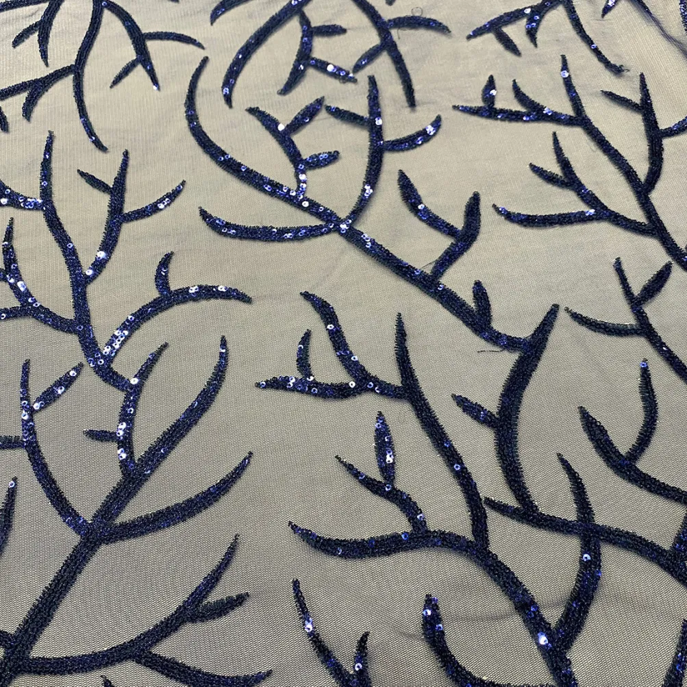 Brooks Sequins Table Runner in Navy