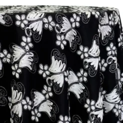 Butterfly Lace Table Linen in Black