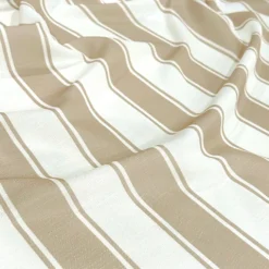 Cabana Stripe (Slub Print) Drapery Panels (58