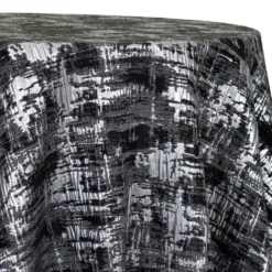 Calypso Jacquard (Reversible) Table Linen in Black