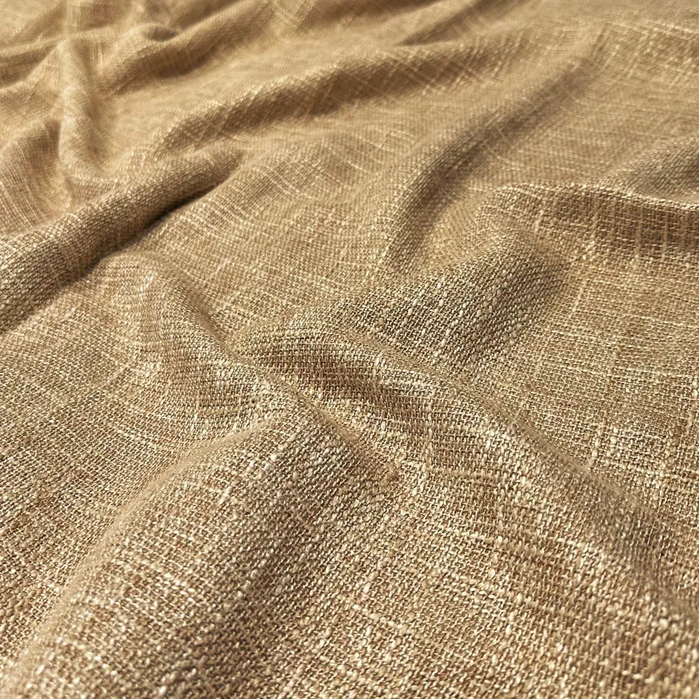 Capri Slub Linen Table Linen in Honey