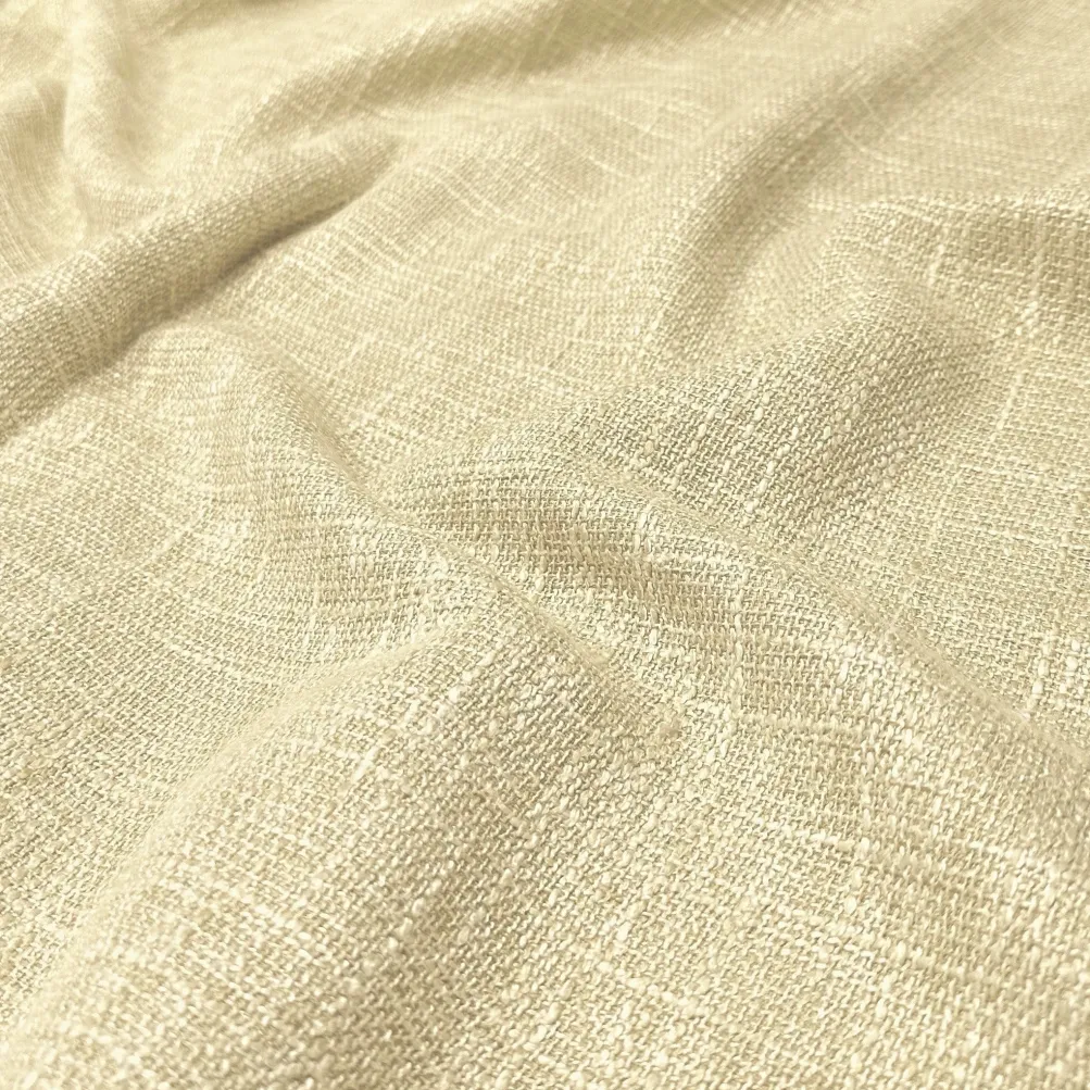 Capri Slub Linen Table Linen in Ivory