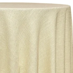 Capri Slub Linen Table Linen in Ivory