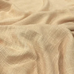 Capri Slub Linen Table Linen in Champagne