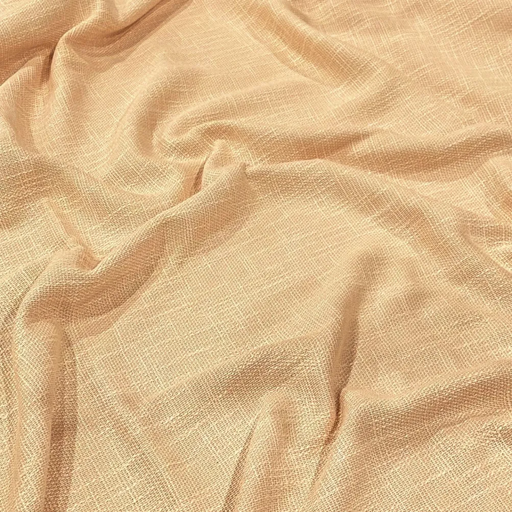 Capri Slub Linen Table Linen in Champagne