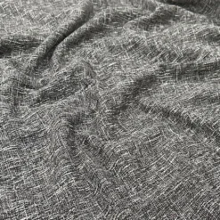 Capri Slub Linen Table Linen in Charcoal