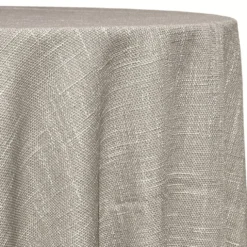 Capri Slub Linen Table Linen in Silver