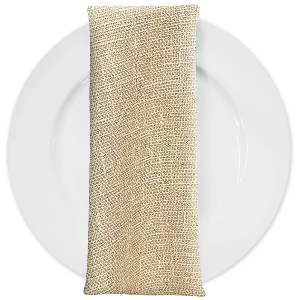 Capri Slub Linen Table Napkin in Wheat