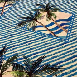 Caribbean Blues (Poly Print) Table Linen