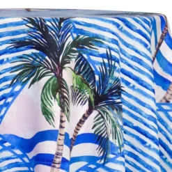 Caribbean Blues (Poly Print) Table Linen