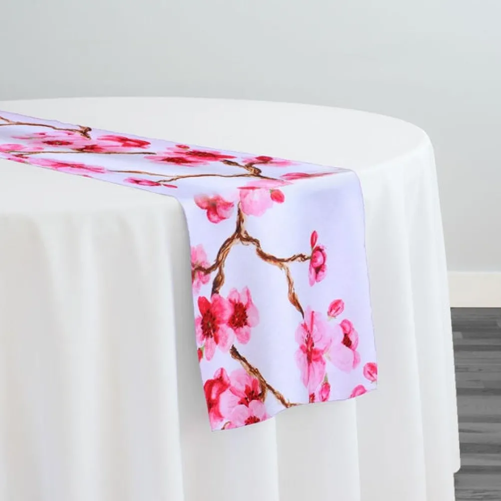Cherry Blossom (Poly Print) Table Runner
