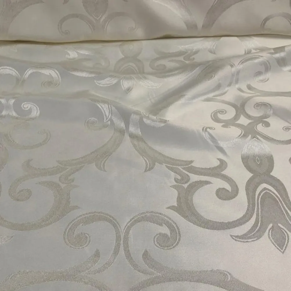 Chopin Jacquard Table Linen in Ivory