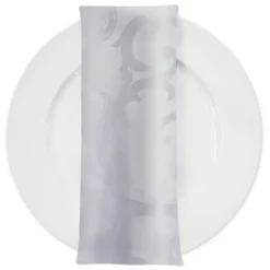 Chopin Jacquard Table Napkin in White