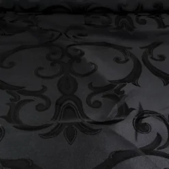 Chopin Jacquard Table Runner in Black