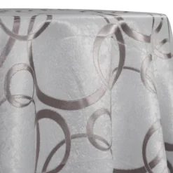 Cirque Jacquard (Reversible) Table Linen in Dusty Rose