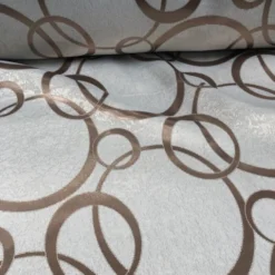 Cirque Jacquard (Reversible) Table Runner in Champagne