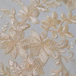 Claire Lace Table Runner in Champagne