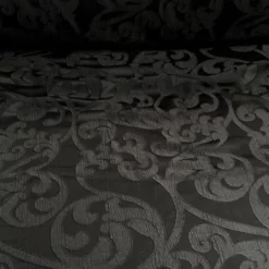 Classic Jacquard Table Linen in Black