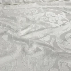 Classic Jacquard Table Runner in Ivory