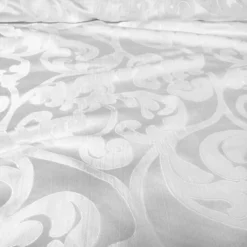 Classic Jacquard Table Runner in White