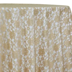 Classic Lace Table Linen in Champagne 1341