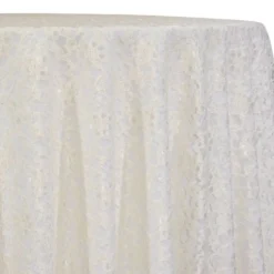 Classic Lace Table Linen in Ivory