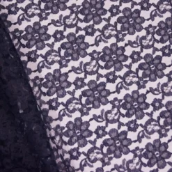 Classic Lace Table Linen in Navy