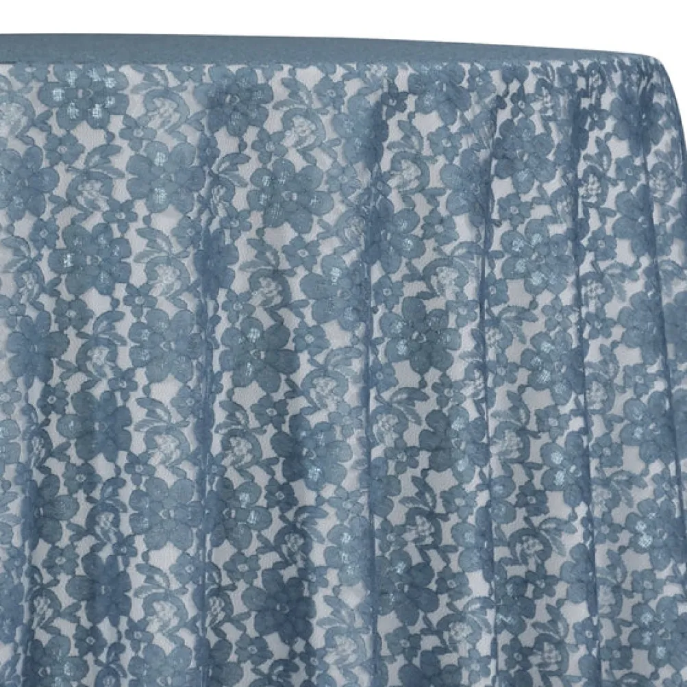 Classic Lace Table Linen in Peacock 6777