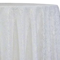 Classic Lace Table Linen in White