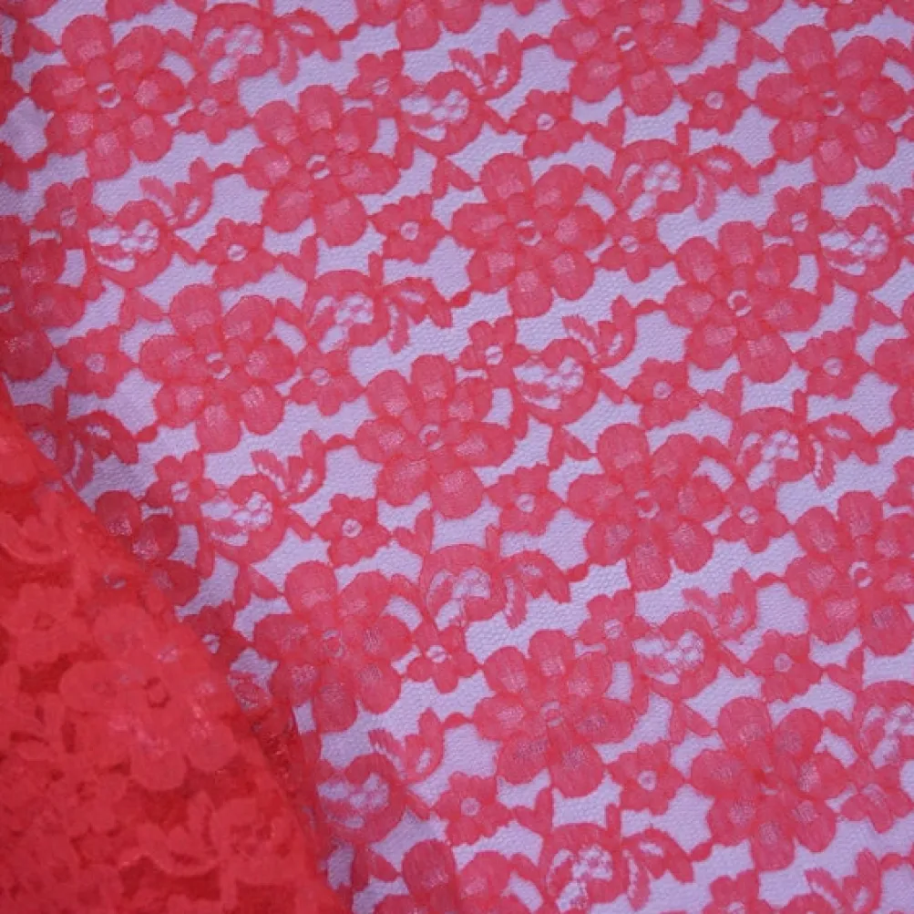 Classic Lace Table Runner in Coral 1208