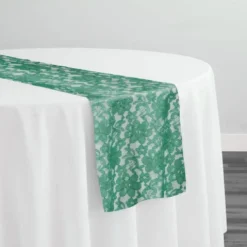 Classic Lace Table Runner in Jade 2000