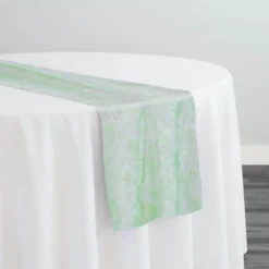 Classic Lace Table Runner in Mint 1765